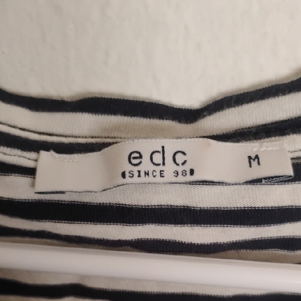 Edc Striped Fitted Long Sleeve Tee - Picture 2 of 4
